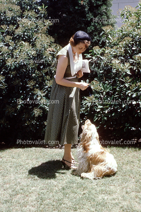 Woman and her Dog, 1950s