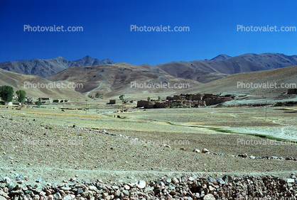 Mountains and Ruins of Bamiyan Valley, 1974
