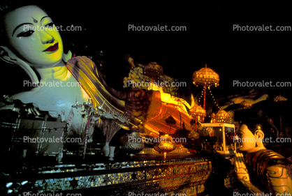 Reclining Buddha, The Mingalazedi Temple, statue, deity, sacred, Bagan