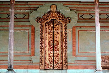 Ornate Door, Doorway, Entrance, opulant, Island of Bali