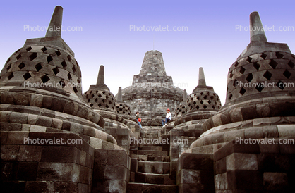 Borobudur Temple, near Magelang, Central Java, Monument, landmark, shrine, UNESCO World Heritage Site, Yogyakarta