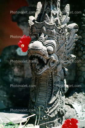Dragon, statue, Bali