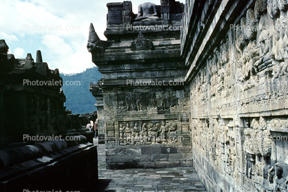 statue, statuary, Borobudur Temple, Buddhist, Java