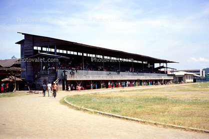 Horse racing, grand stand, seats