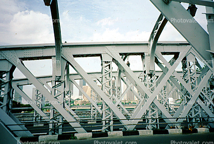 The Anderson Bridge, truss, Singapore