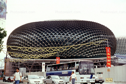 The Esplanade building, durian Fruit, Spiky, Spikey, Performing Arts Concert Hall