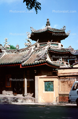 Thian Hock Keng Temple, Taoism, Mahayana, Keng Teck Huay Pagoda