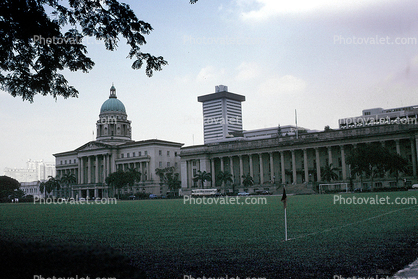 Government Building, old Supreme Court building, English colonial architecture, 1950s