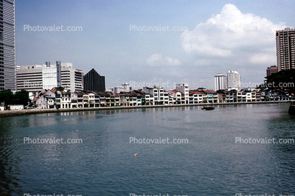 waterfront, buildings, skyline