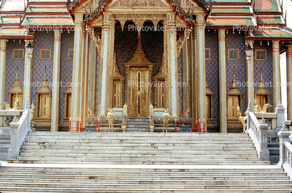 Bangkok, steps, stairs, door, doorway, entry, entryway