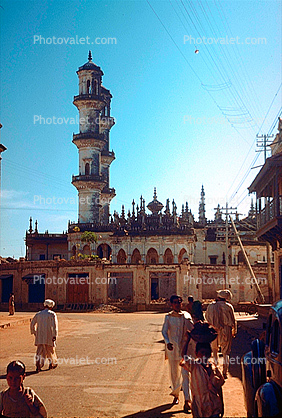 Mosque, Minaret, Jamnager, Gujarat, 1950s