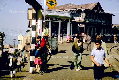 Train Station, Depot, Soenka & Co, Darjeeling, West Bengal, 1950s