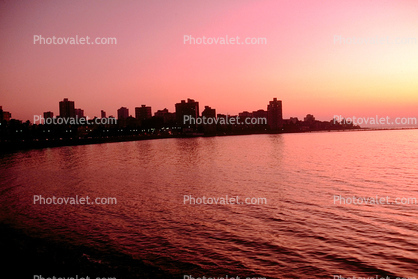 skyline, sunset, cityscape, Worli Mumbai