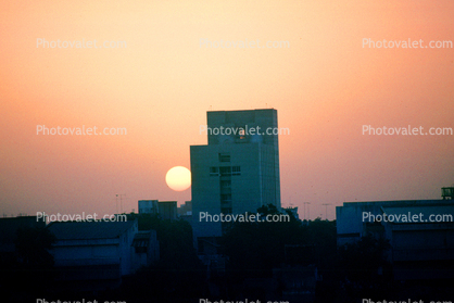 Building, Sunset, Ahmedabad, Gujarat