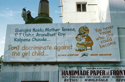 Don't discriminate against the girl child, You never know who she could become, Delhi