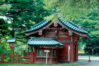 Building, shrine, lantern, Nikko