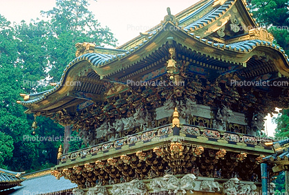 Toshogu Shrine, ornate, building, shrine, temple, Nikko, opulant