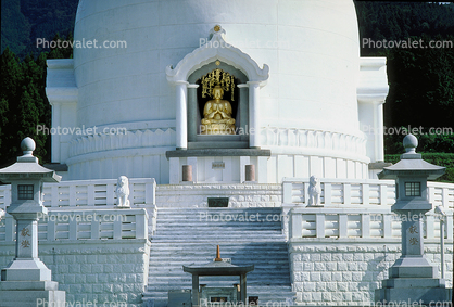 Golden Statue, Gotemba Stupa, Shizuoka Japan