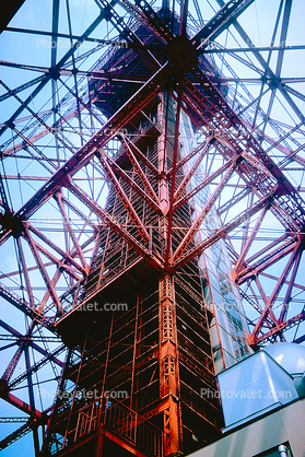 Tokyo Tower Lattice Work, Elevator, 1950s
