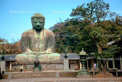 The Buddha at Kamakura, Kanagawa Prefecture, Japan, Statue, 1950s