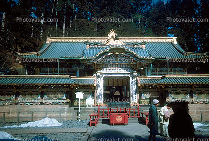 Temple, shrine, sacred place, Nikko, 1950s