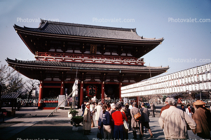 Asa Kusa Kannon Temple, pagoda, building, people, sacred