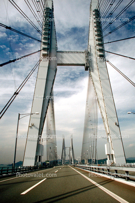 Seto Ohashi Bridge, Cable Stay Bridge, Okayama and Kagawa prefectures