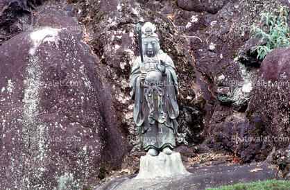 Statue, Rock Garden, Narita Temple