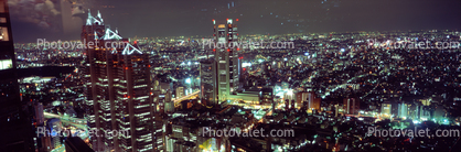 Nighttime Tokyo Panorama