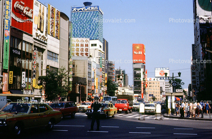 Ginza District, cars, automobiles, vehicles
