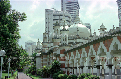 Minaret, Tower, National Mosque of Malaysia, landmark