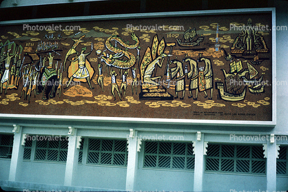 Mural, Museum, Kuala Lumpur