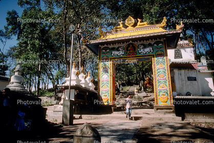 Spiritual Gate, Entrance, Steps, Sacred Place, Kathmandu