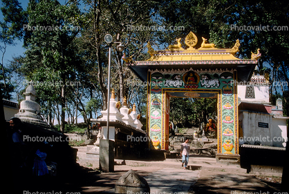 Gate, Entrance, Steps, Kathmandu