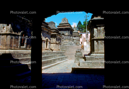 Temple, Steps, Kathmandu