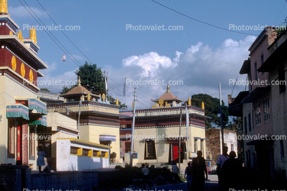 Buildings, Temple, street, shrine, Kathmandu