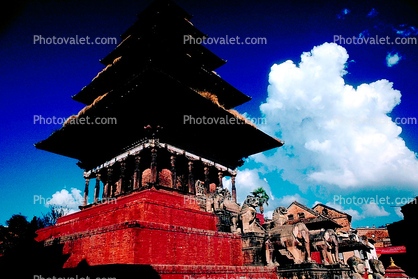 Nyatapola Temple, Bhaktapur, dedicated to the goddess Siddhi Lakshmi, or Siddhi Laxmi