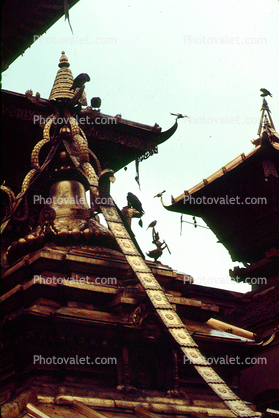 Roofscape of Mystical Figures, Kathmandu
