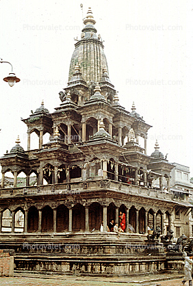 Krishna Mandir Temple, Tower, Sacred Place, Patang, Shikhara Style