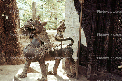 Dragon, Statue, Pokhara