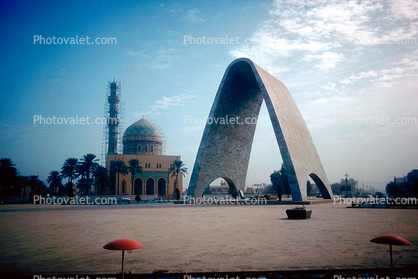 Mosque And Arch To Unknown Soldier, Baghdad Iraq, 1950s