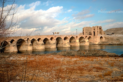 Bridge, Esfahan, landmark, 1950s