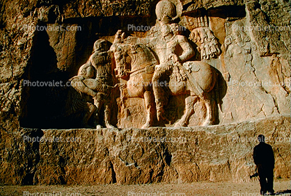 bar-Relief, Horse, Sculpture, Persepolis (Tahkte Jamshid), near Shiraz