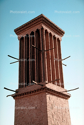 Ancient air-conditioning tower,