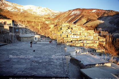 Homes, Houses, Mountain, buildings, Hezar Hani