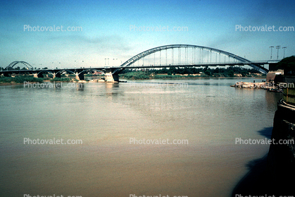 River, Steel Arch Bridge, Bushehr