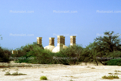 Payab, Water Storage (Ab-Anbar), Dome building with four towers, Kish Island, Hormozgan Province, Persian Gulf