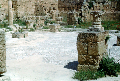 ruins, Jerash, Gerasa of Antiquity, Greco-Roman city of Gerasa, Jordan