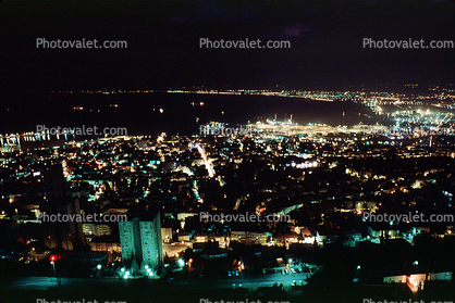 Harbor, port, skyline, buildings, cityscape, Mediterranean Sea, Haifa