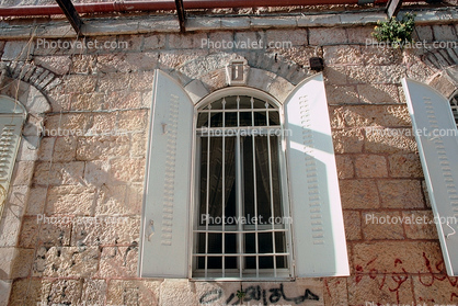 Window, Shutters, Old City Jerusalem